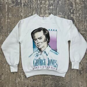 Vintage George Jones “The Possum” sweatshirt 1980s Women's Small